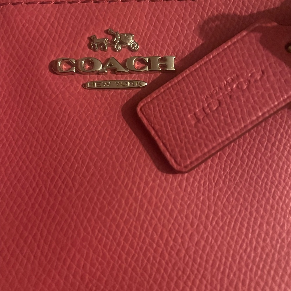Coach Vibrant Red Leather Bag